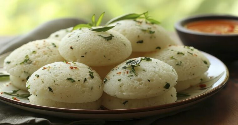 Instant Veg Sooji Idli