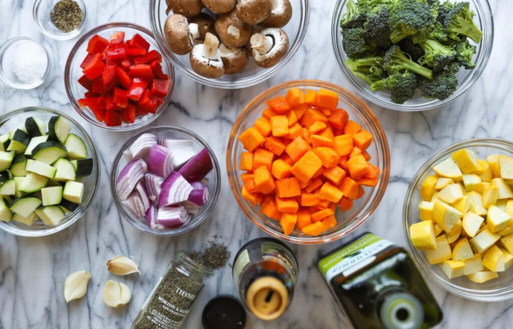 baked vegetables