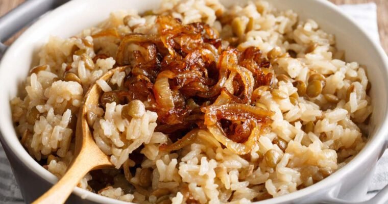 Caramelised Onion Brown Rice – The Best!