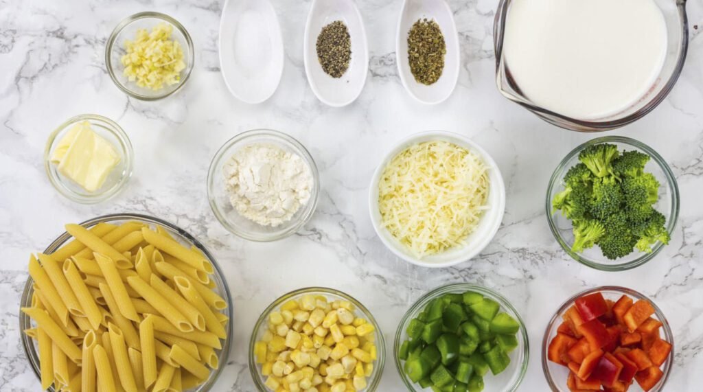 White Sauce Psta ingredient