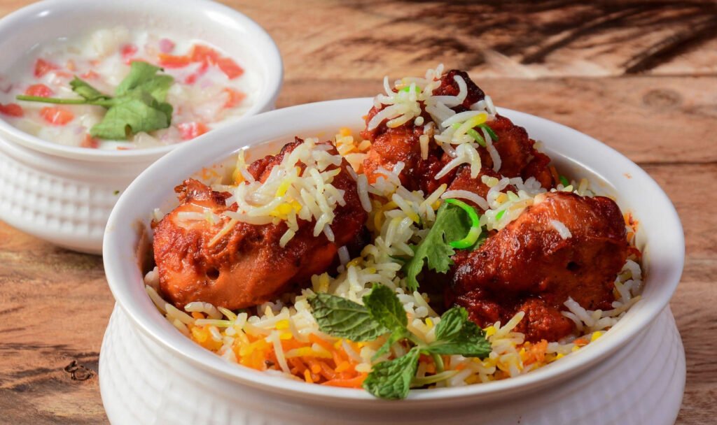 chicken tikka biryani