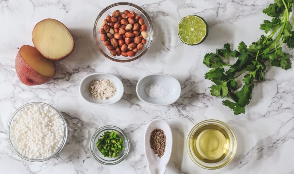 Sabudana Thalipeeth ingredients