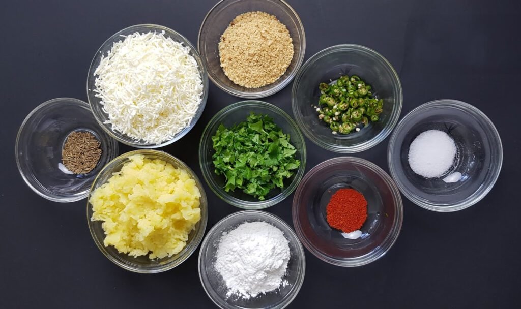 paneer roll ingredients