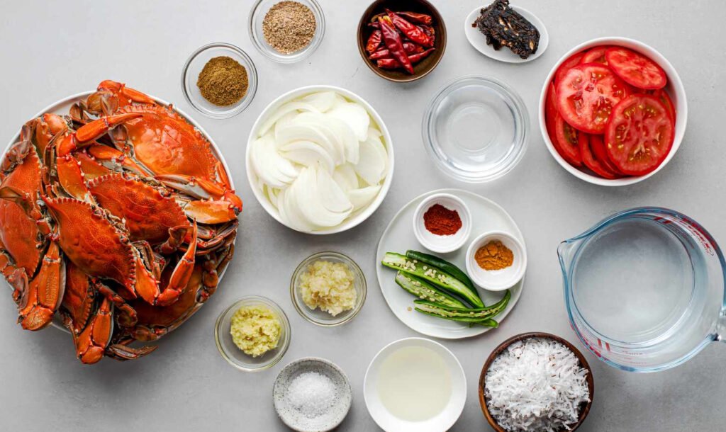 crab curry ingredients